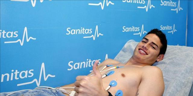 James Rodríguez pasa el reconocimiento médico de "forma satisfactoria"