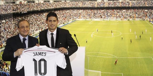 James espera "dar muchas alegrías" en el Real Madrid