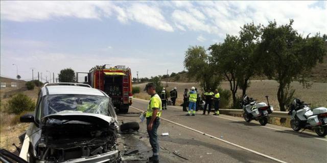Un fallecido y dos heridos tras un choque frontal en Valdemoro