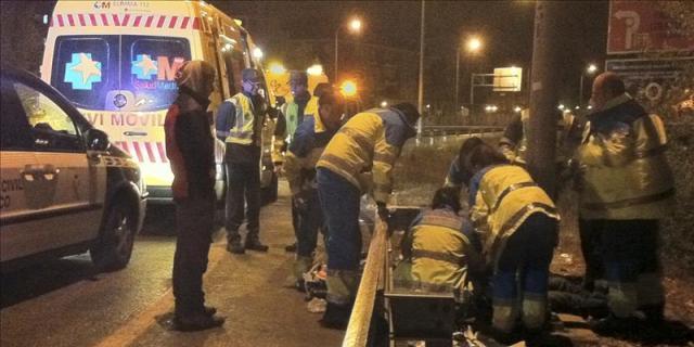 La M-406 estará arreglada en septiembre