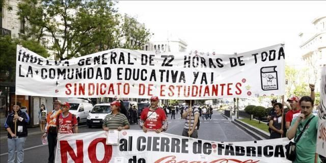 El Sindicato de Estudiantes da inicio a 72 horas de huelga 