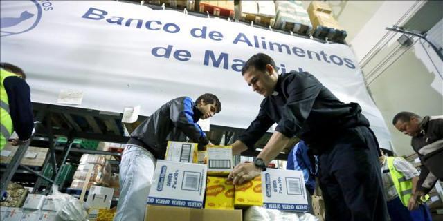 Los madrileños donaron en tres días 2,5 toneladas de alimentos