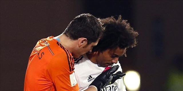 Marcelo sufre una lesión muscular y no acaba la primera parte