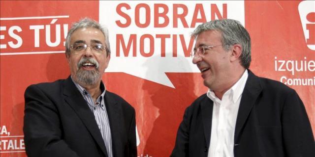 Gordo y Ángel Pérez, últimos días como portavoces de IU