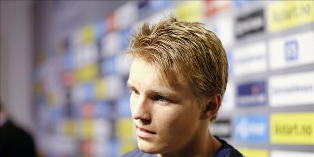 Ödegaard se entrena con el primer equipo del Real Madrid