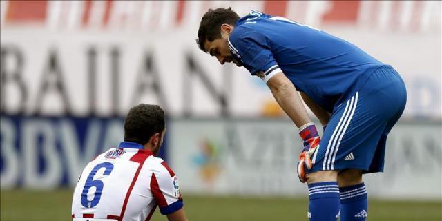 Koke sufre una rotura fibrilar en los isquiotibiales del muslo izquierdo