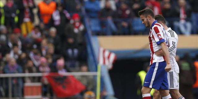 La resonancia confirma el golpe en la rodilla de Saúl y descarta una lesión grave