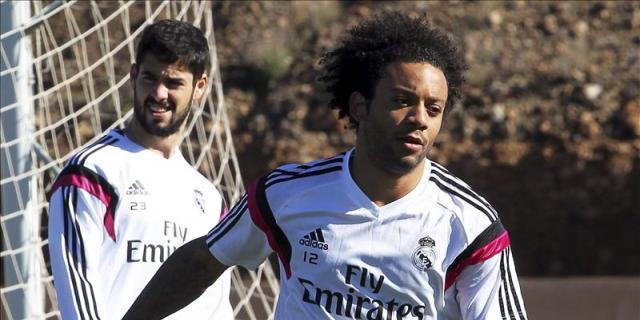 El Real Madrid prepara con intensidad el Clásico sin Khedira ni James