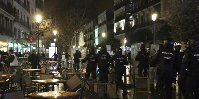 Diecisiete detenidos en los disturbios tras las Marchas de la Dignidad