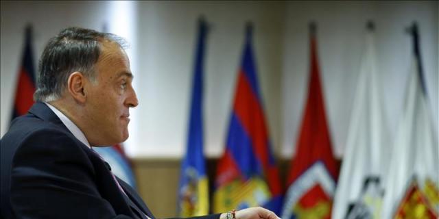 Tebas dice que para que la española sea la mejor Liga tiene que ser la más segura