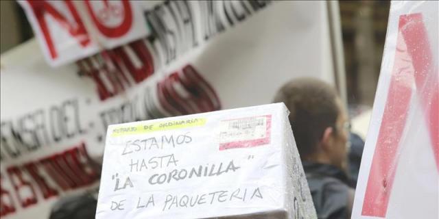 El 80% de los carteros secunda la huelga según los sindicatos