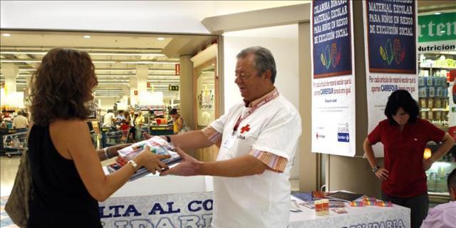 Los madrileños han donado material escolar para 2.700 niños con pocos recursos