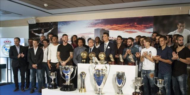 El Real Madrid homenajea a Cristiano Ronaldo por su cifra histórica de goles