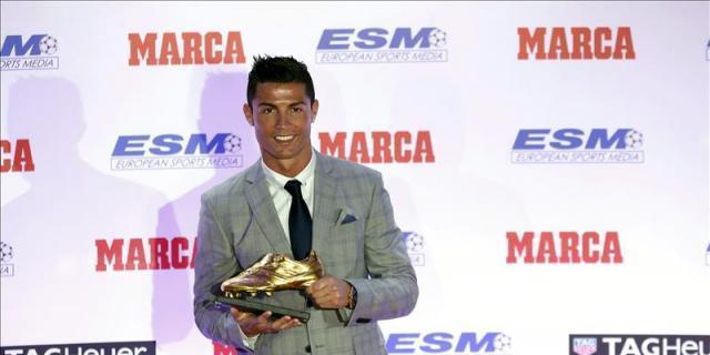 Cristiano Ronaldo recibe su cuarta Bota de Oro y piensa en la quinta y sexta