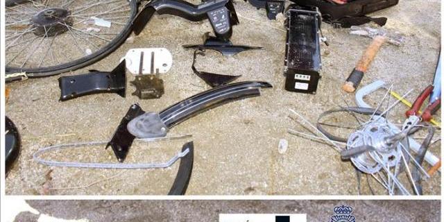 Cae una red que robaba y desguazaba bicicletas de BiciMAD 