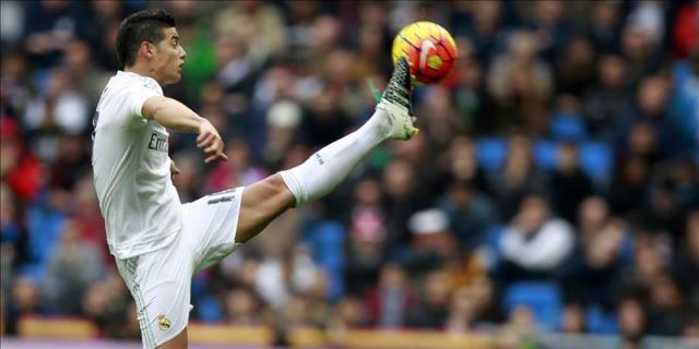 James llegó a Valdebebas perseguido por la Policía por exceso de velocidad