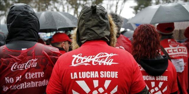 Empleados de Coca-Cola piden "carga de trabajo" para Fuenlabrada