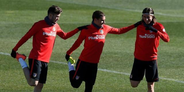 Griezmann, a una amarilla de perderse el derbi