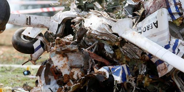 La avioneta que se estrelló en Perales de Tajuña impactó en pleno vuelo con un buitre