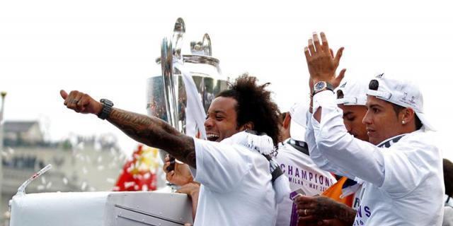 Los jugadores del Real Madrid celebran la Undécima en las redes sociales