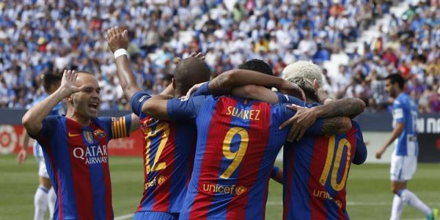 Butarque vistió sus mejores galas para recibir al Barça
