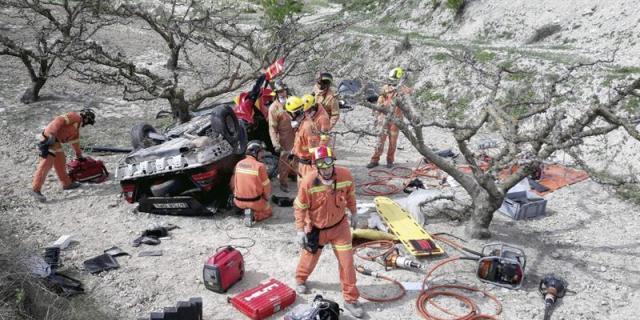 Ocho muertos en siete accidentes de tráfico durante el fin de semana