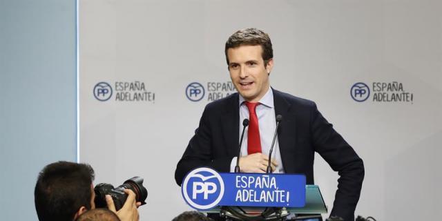 Pablo Casado avisa que "si alguien ha hecho algo mal" tendrá que "pagar por ello"