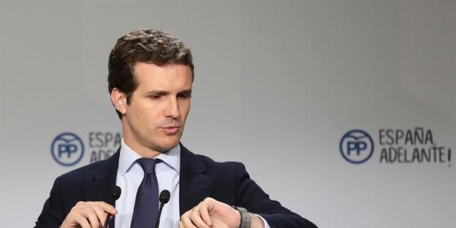 Pablo Casado no quiere hablar de su candidatura al Ayuntamiento de Madrid
