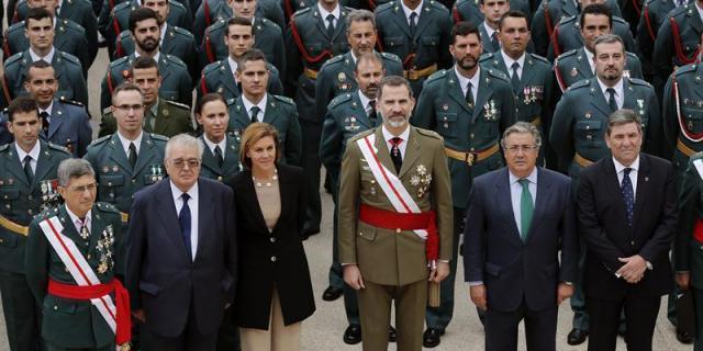 Felipe VI visita la Academia de Oficiales de la Guardia Civil de Aranjuez