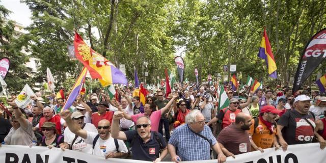  De nuevo miles de manifestantes en Madrid: las llamadas Marchas de la Dignidad