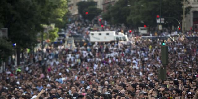 Nueve detenidos en la celebración de la Champions en Cibeles tras el partido