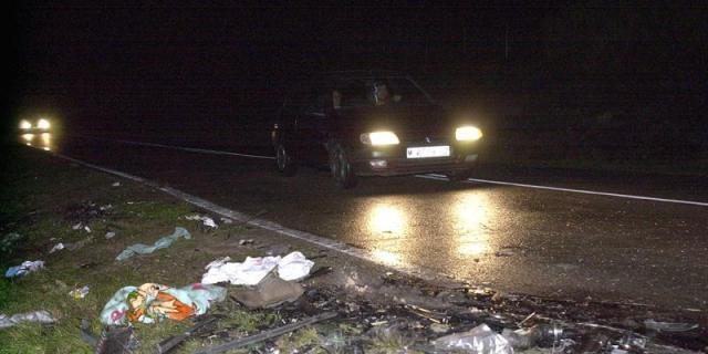 Fallece un motorista tras perder el control y chocar con una señal en Orusco de Tajuña