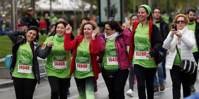 17.000 participantes en la carrera "Madrid en marcha contra el Cáncer"