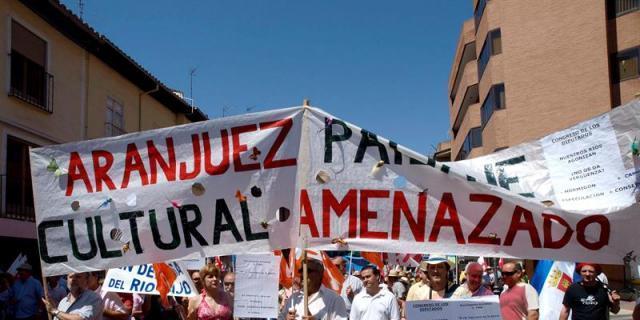 Aranjuez pide el fin del trasvase Tajo-Segura por el daño medioambiental
