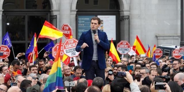 Albert Rivera pide a Pedro Sánchez elecciones y que no perpetúe la "mayoría de la vergüenza"