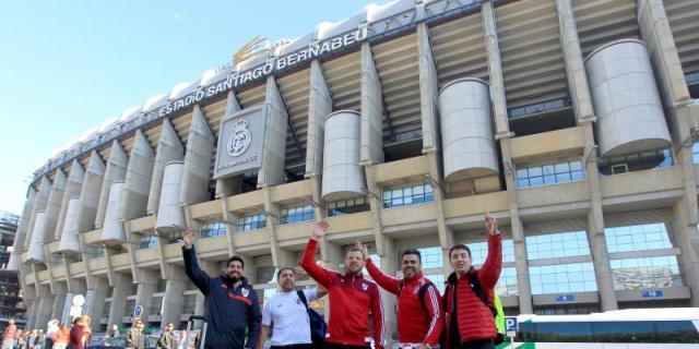 La final de la Copa Libertadores empieza a vivirse en los alrededores del Bernabéu