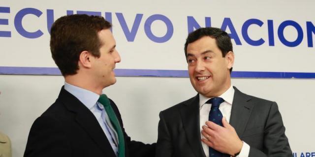 Casado aborda con los barones la estrategia electoral tras el pacto andaluz