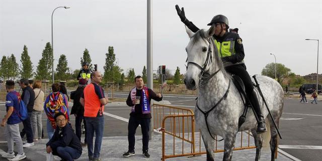 Más de 1.100 efectivos para garantizar la seguridad del derbi madrileño