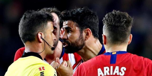 El acta recoge que Diego Costa dijo al árbitro: "Me cago en tu puta madre"
