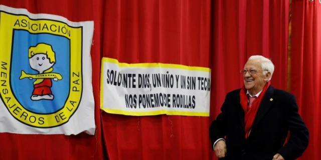 El Senado acogerá esta Nochebuena la cena solidaria del padre Ángel