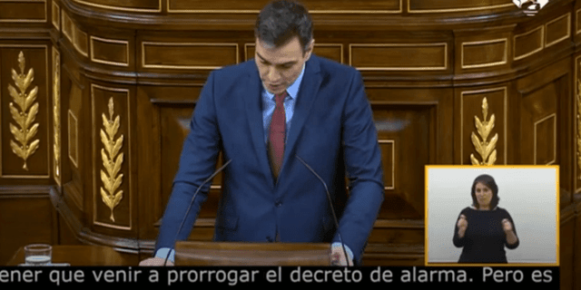 Pedro Sánchez está "convencido" de que en 15 días habrá que prolongar de nuevo el estado de alarma