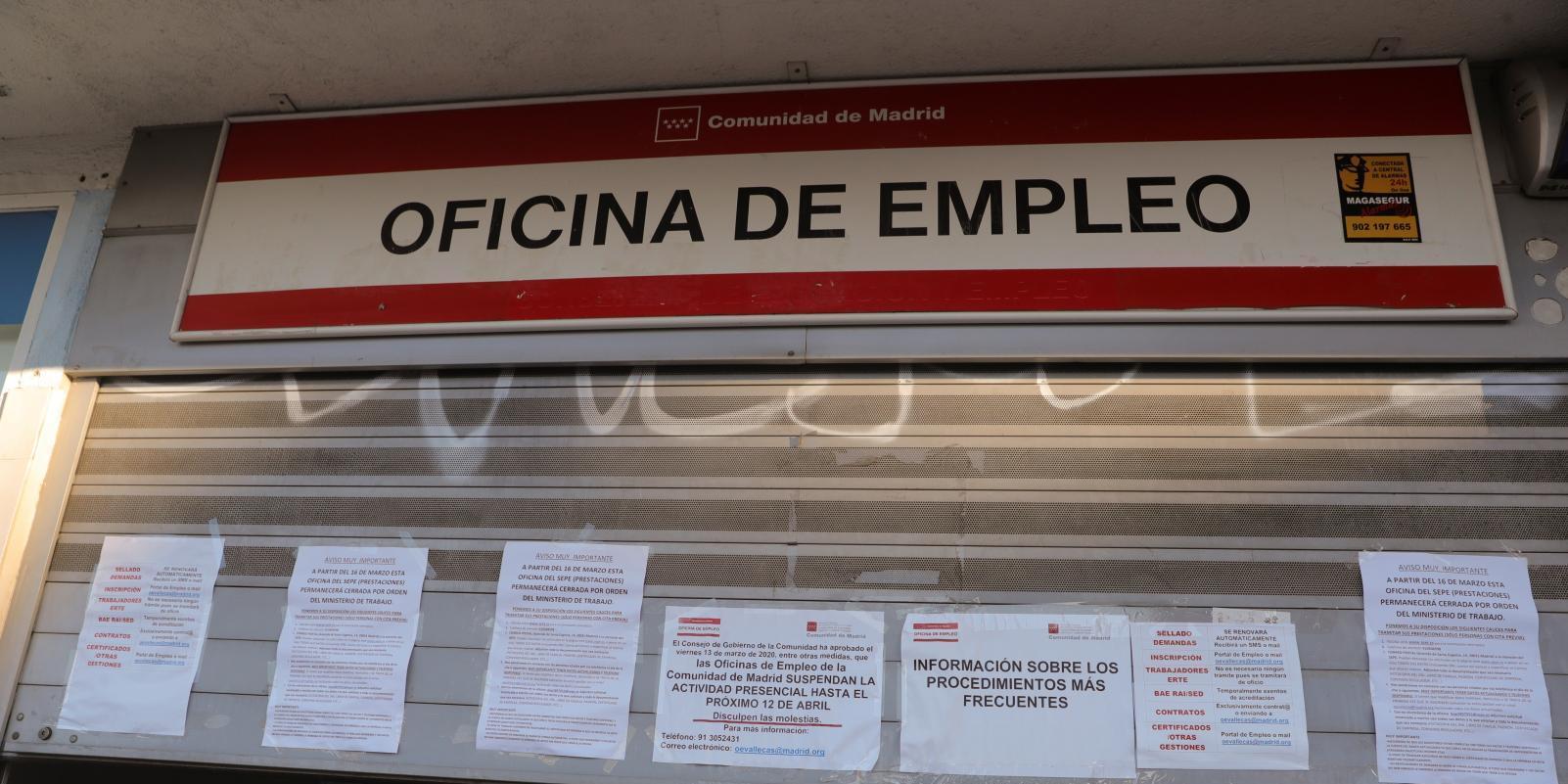 54.500 parados nuevos en Madrid sube durante el segundo trimestre, y ya son 427.500 desempleados