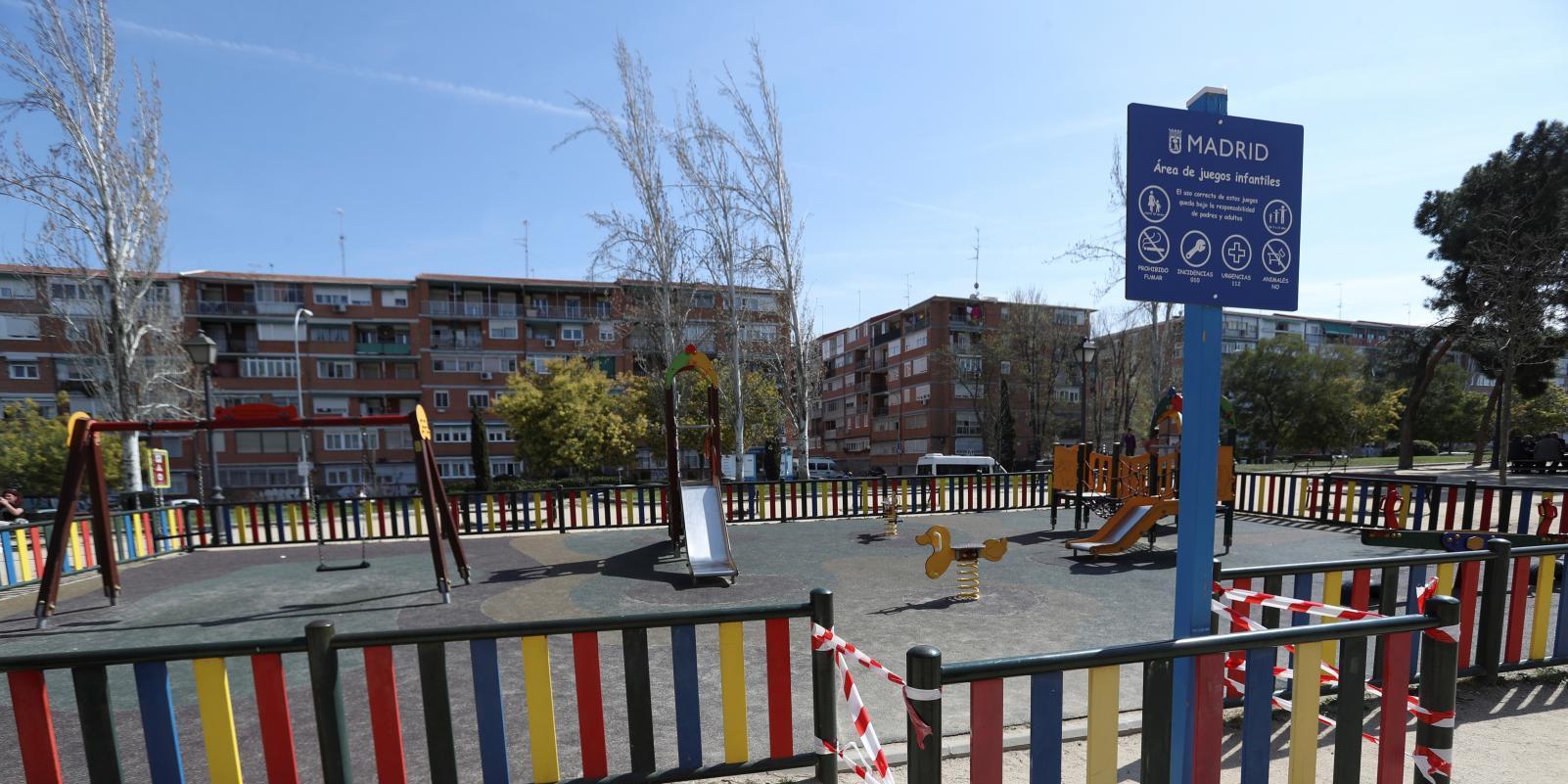 El Ayuntamiento de Madrid abrirá las zonas infantiles de los parques el lunes