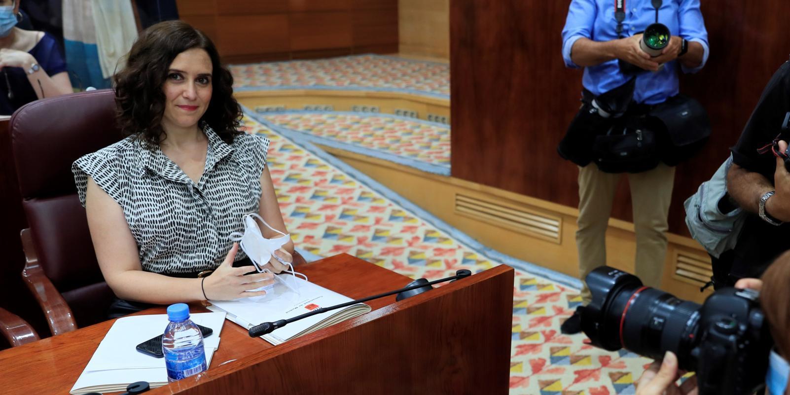 Díaz Ayuso se compromete a reducir el número de Consejerías si Vox apoya los presupuestos