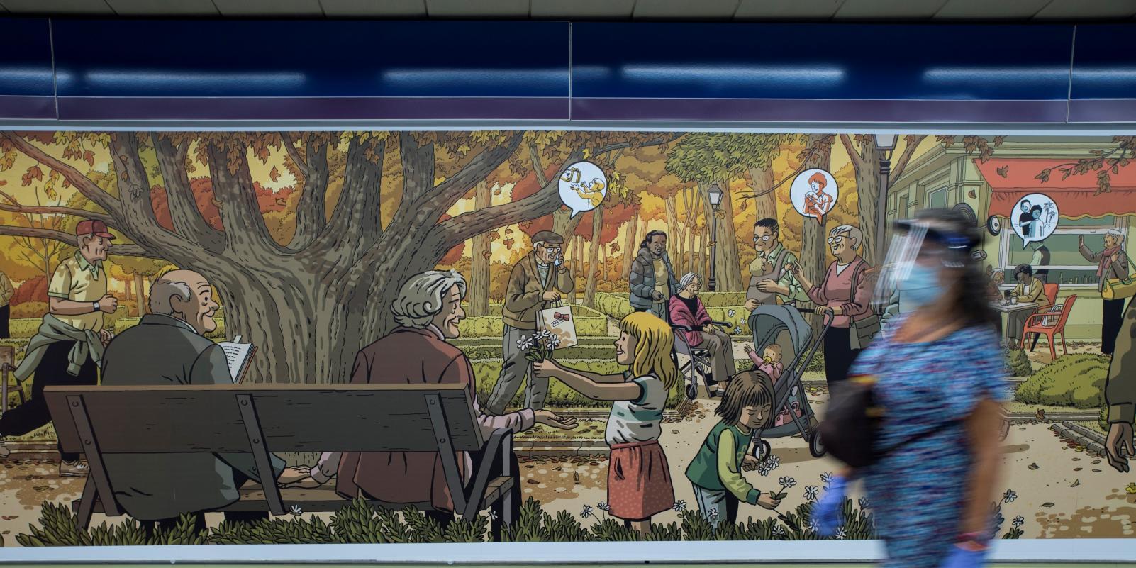 Metro de Madrid controla automáticamente el aforo en todas las estaciones