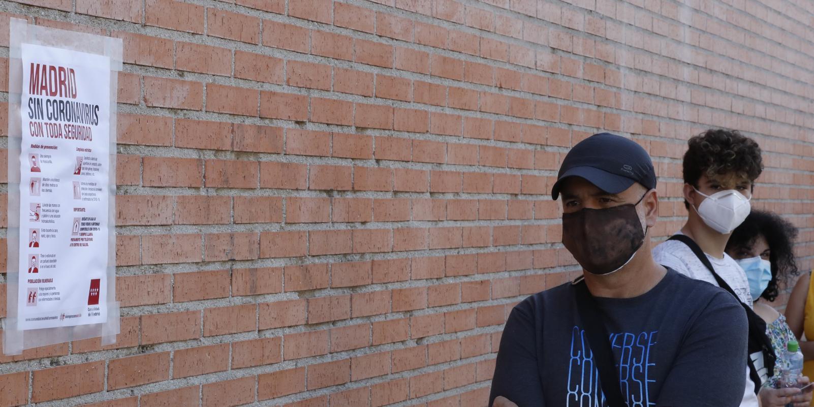 119 contagiados más en Madrid y dos nuevos fallecidos en las últimas 24 horas