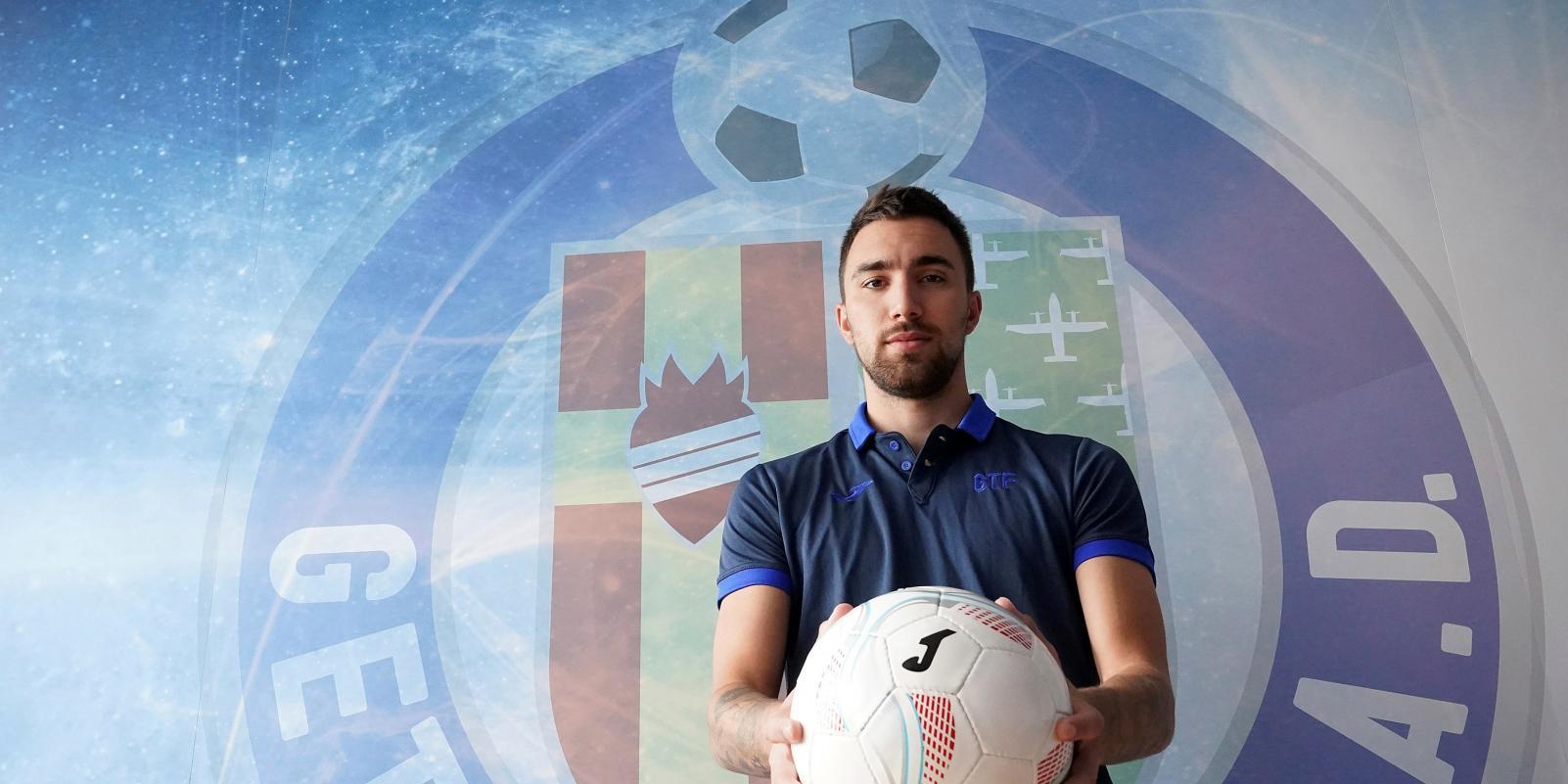 Darío Poveda: "No estoy nervioso, estar en Getafe es un salto en mi carrera"