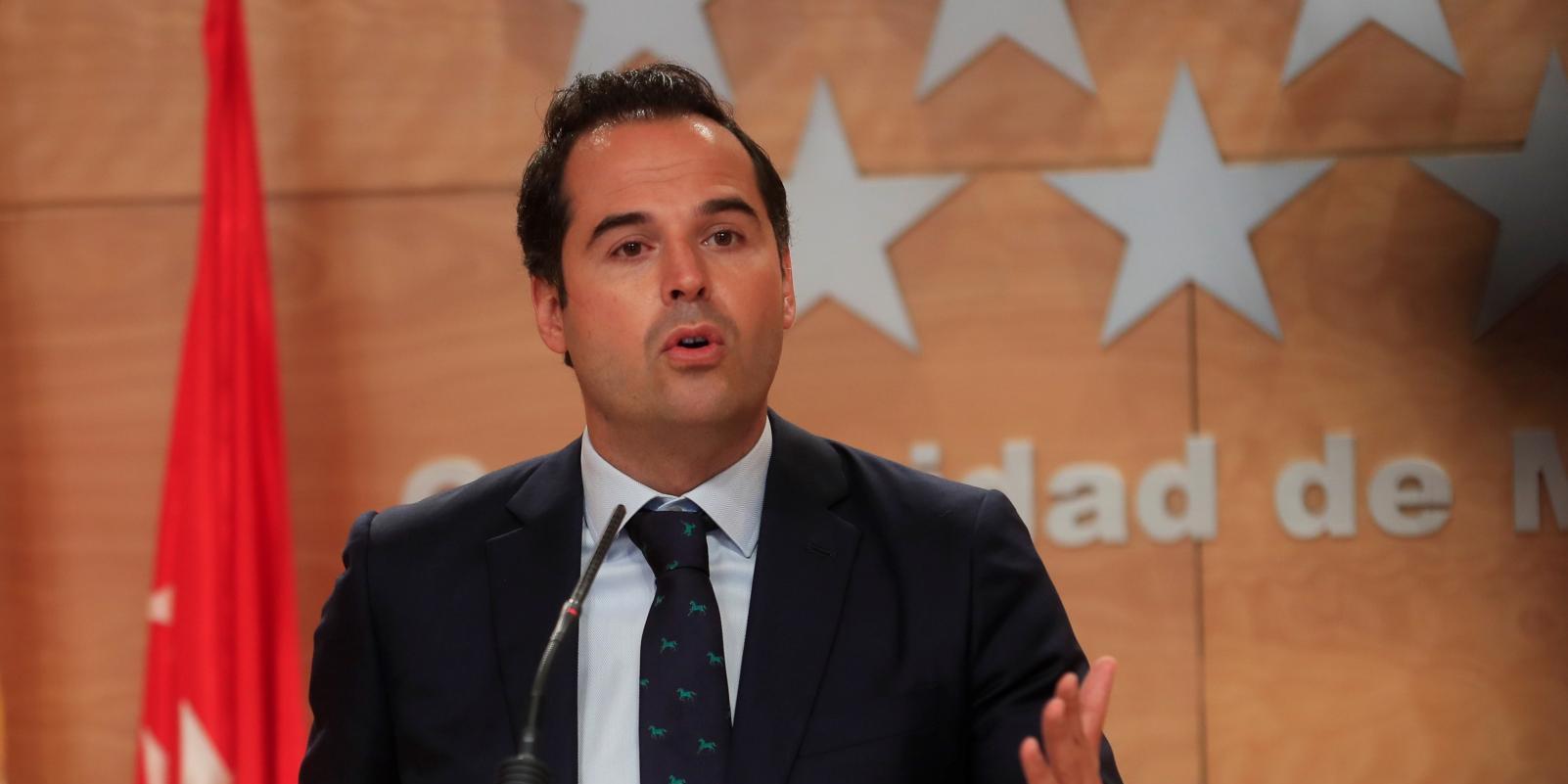 Aguado descarta apoyar una posible moción de censura contra Díaz Ayuso