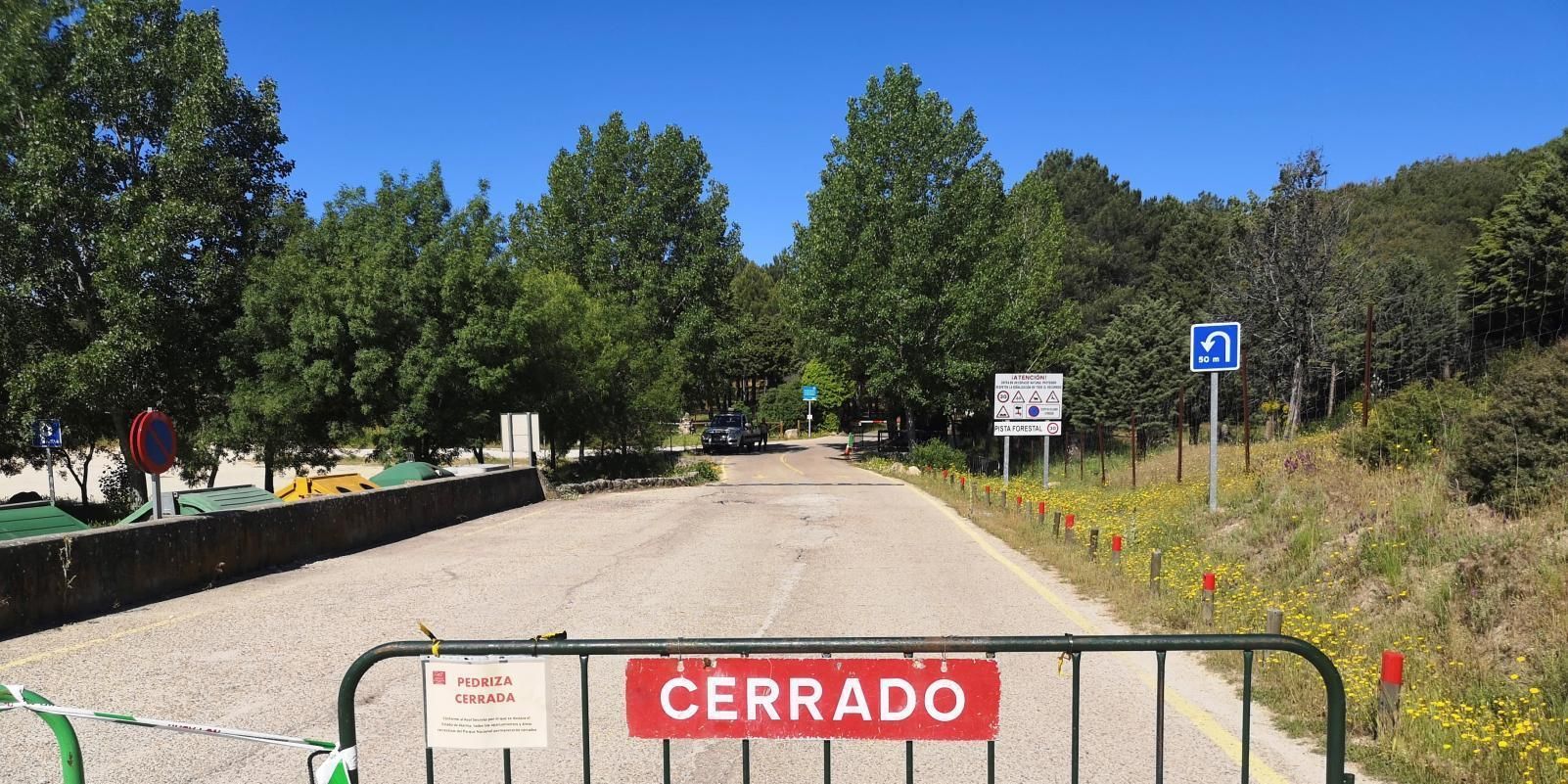 Guadarrama se llena de turistas a pesar de su confinamiento