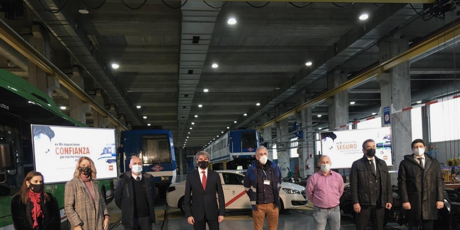 La Comunidad de Madrid lanza una campaña para recuperar el transporte público desde 2021